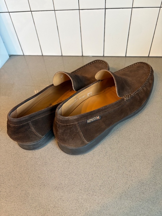 Mephisto brown suede loafers / driving shoes - size 12 main image 5